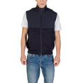 Armani Exchange Gilet Zippé Bimatière Homme Marine