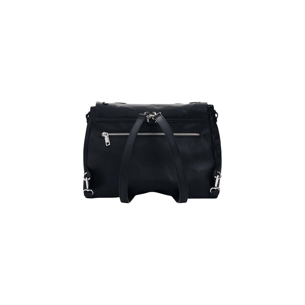 Image 3 : Desigual sac convertible femme noir dos poche zippée dorsale bretelles plates réglables — vue dos — Delvale