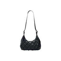 Image 3 : Sac hobo Desigual noir montrant l'anse perforée et la fermeture zip — delvale