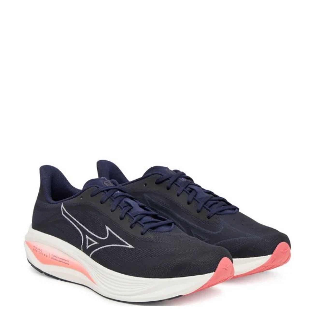 Mizuno running homme bleu – vue 3/4 avant – J1GC251001