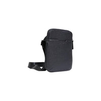 Image 2 : Sacoche ultra-fine Armani Exchange noire format carré 22x23 cm avec texture grainée mate et fermeture zip — Delvale