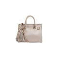Liu Jo Handtas Dames Shopper Monogram Beige Afneembare Schouderriem