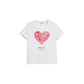Desigual T-shirt Dames Wit Bedrukt Korte Mouwen