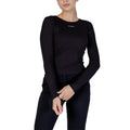 Guess Active T-shirt manches longues femme noir logo argenté