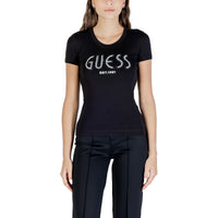 Image 4 : T-shirt Guess femme blanc coton, style sophistiqué collection mode — delvale