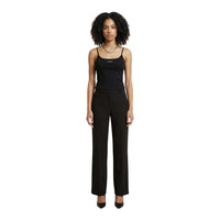Image 2 : Débardeur Guess noir femme détail encolure ronde et bretelles fines — delvale