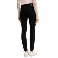Image 3 : Jean Calvin Klein Jeans femme noir coupe moderne vue d'ensemble — delvale