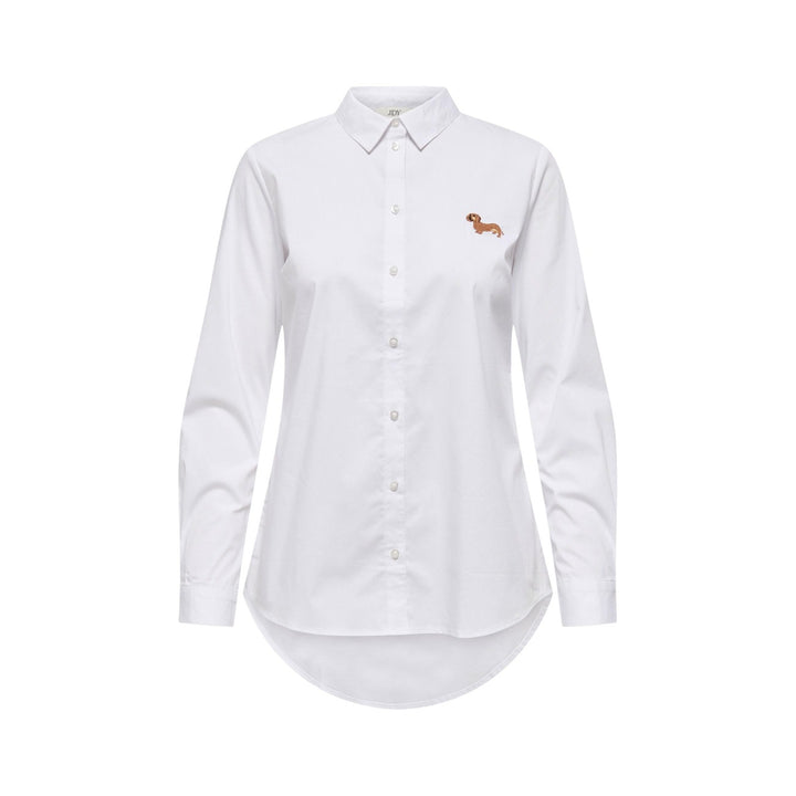 Image 1 : Chemise beige Jacqueline De Yong manches longues coupe féminine élégante — delvale