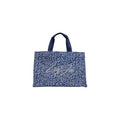 Liu Jo Shopper Dames Blauw Luipaardmotief Strass Handtekening