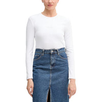 Image 5 : Pull vert Calvin Klein Jeans porté coupe ajustée — delvale