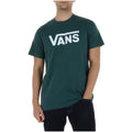 Vans T-shirt Heren Groen Bedrukt Ronde Hals Korte Mouwen