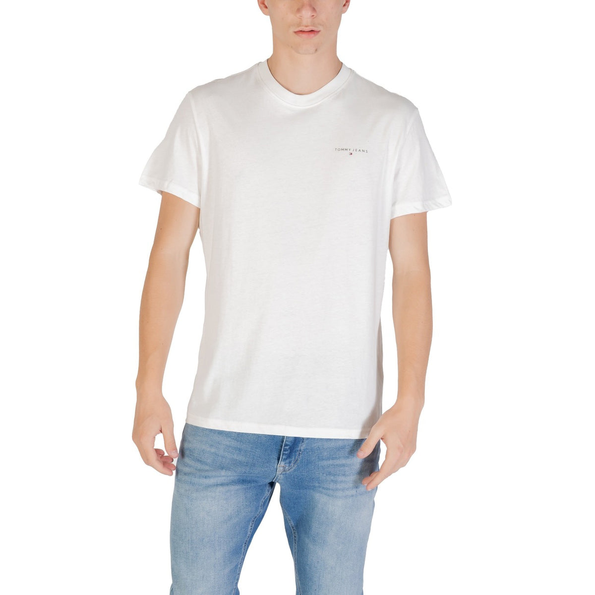 Image 9 : T-shirt Tommy Hilfiger Jeans homme vert, détail des finitions et coutures — Delvale