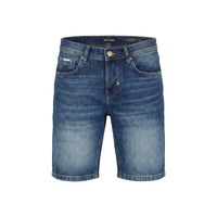 Image 3 : Détail du bermuda jean délavé Antony Morato homme, poches frontales et finitions denim authentiques — Delvale