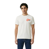 Image 5 : Gros plan matière coton t-shirt Replay homme noir, qualité premium — Delvale