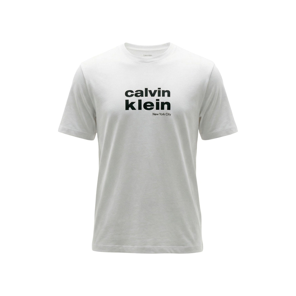 Image 3 : T-shirt Calvin Klein Jeans homme blanc, vue de dos — delvale