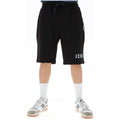 Icon Bermuda Homme Jogging Logo Imprimé Noir