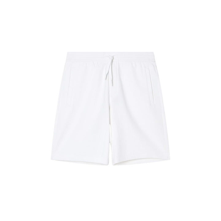 Bermuda Armani Exchange homme blanc coton élasthanne lacets – vue de face