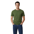 Tommy Hilfiger T-Shirt Homme Col Rond Coton Bio Vert
