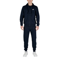 Image 1 : Survêtement EA7 homme bleu à capuche avec fermeture zippée — Delvale