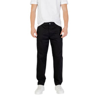 Image 1 : Pantalon Armani Exchange homme noir coupe moderne vue de face — Delvale