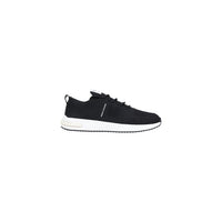 Image 4 : Baskets homme Armani Exchange blanches en maille, vue arrière avec détails de finition — Delvale