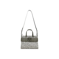 Image 3 : Vue d'ensemble sac femme Armani Exchange jacquard avec logo texte intégral contrasté — delvale