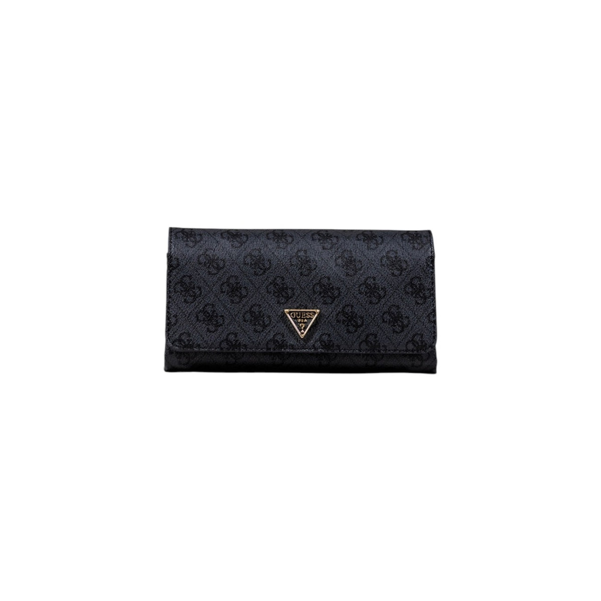 Image 1 : Sac bandoulière Guess femme noir avec imprimé logo iconique, format compact élégant — delvale