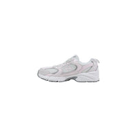 Image 3 : New Balance 530 femme grise et rose poudré, vue arrière — delvale
