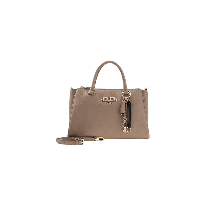 Image 1 : Sac à main Guess femme beige avec bandoulière amovible vue de face — delvale
