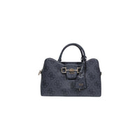 Image 1 : Sac à main Guess femme gris avec motif imprimé distinctif et bandoulière amovible — delvale