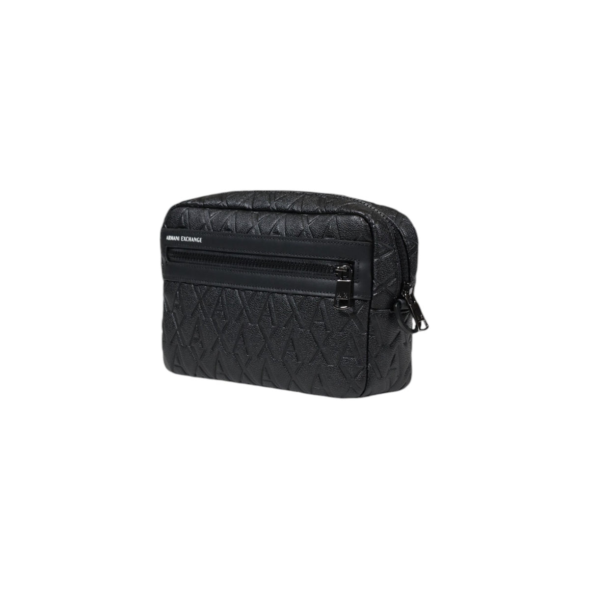 Image 2 : Pochette Armani Exchange noire pour femme, vue détaillée des finitions et fermetures éclair — Delvale