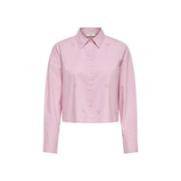 Image 1 : Chemise femme rose Jacqueline De Yong manches longues col classique — delvale