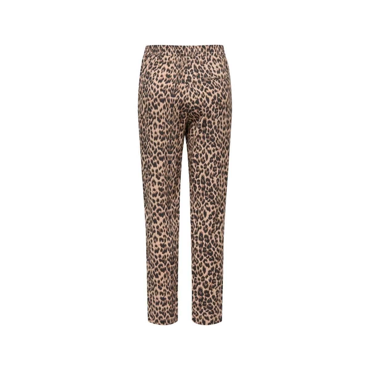 Image 4 : Silhouette complète en pantalon Only léopard fluide, coupe droite allongeant la jambe — Delvale