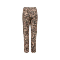 Image 4 : Silhouette complète en pantalon Only léopard fluide, coupe droite allongeant la jambe — Delvale