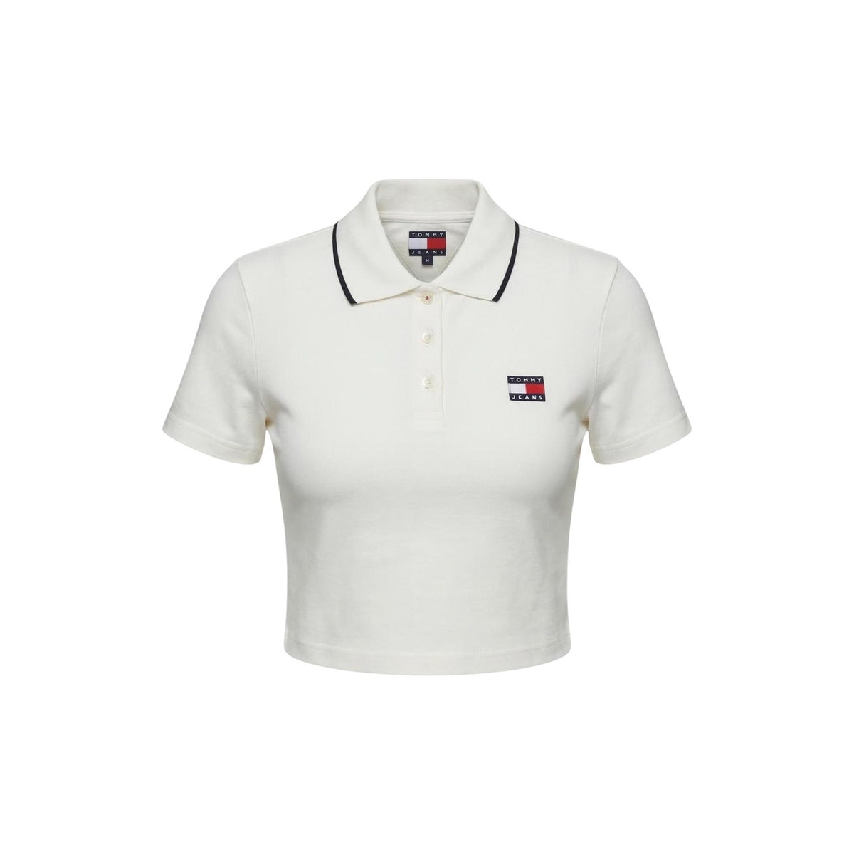 Image 3 : Top blanc Tommy Hilfiger Jeans femme, coupe moderne et élégante — Delvale