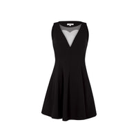 Image 3 : Morgan De Toi robe noire col rond matière stretch confortable — delvale