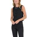 Only Gilet Femme Noir Rayé Sans Manches