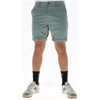 Image 5 : Détail tissu et finitions du short Superdry homme bleu marine, matière coton stretch légère — Delvale