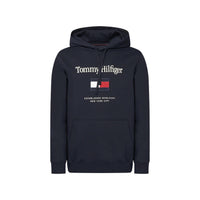 Image 5 : Sweatshirt homme Tommy Hilfiger blanc porté, style casual décontracté — Delvale