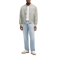 Image 2 : Détail veste Calvin Klein Jeans homme verte, col rond et manches longues en polyamide — Delvale