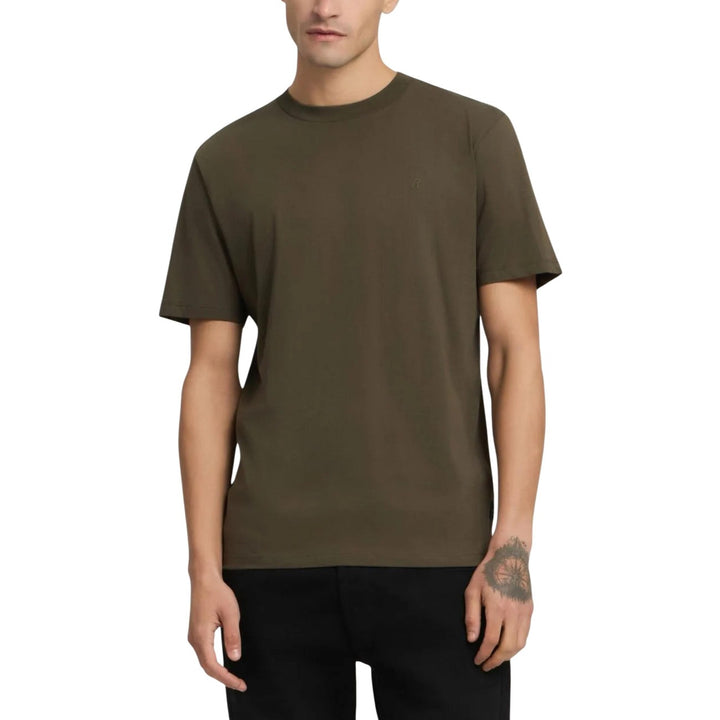 Image 1 : T-shirt Replay homme vert col rond manches courtes en coton premium — Delvale