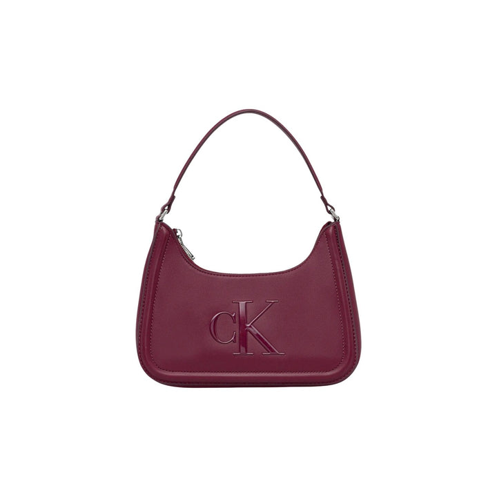 Image 1 : Sac à main Calvin Klein femme forme trapèze multicolore avec monogramme CK gaufré — delvale