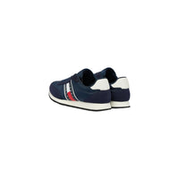 Image 2 : Vue détaillée des baskets Tommy Hilfiger Jeans homme bleues avec semelle caoutchouc — Delvale