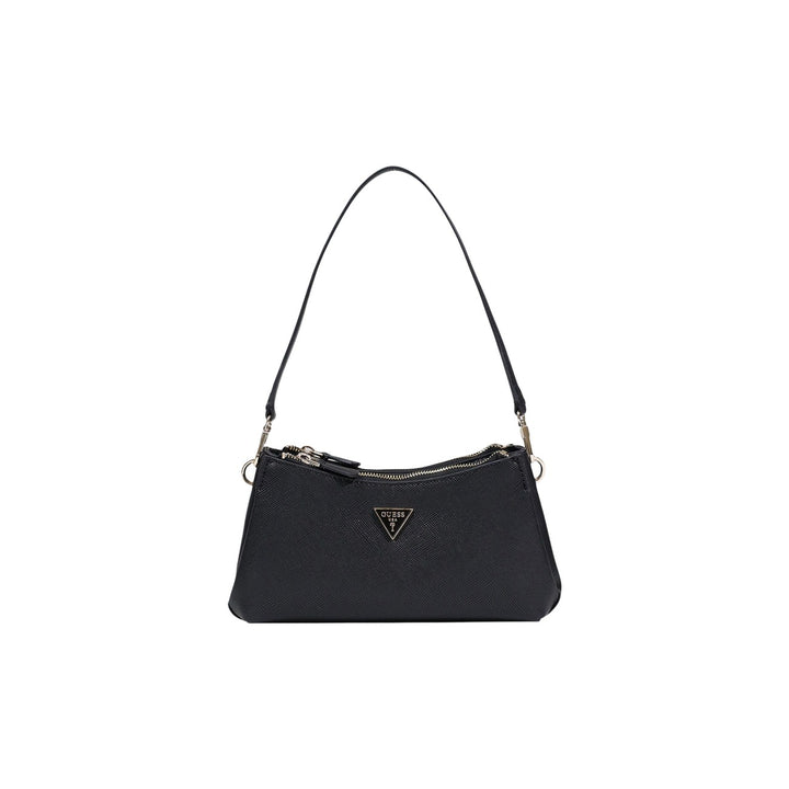 Image 1 : Sac à main Guess Noelle II femme noir bandoulière vue de face — delvale