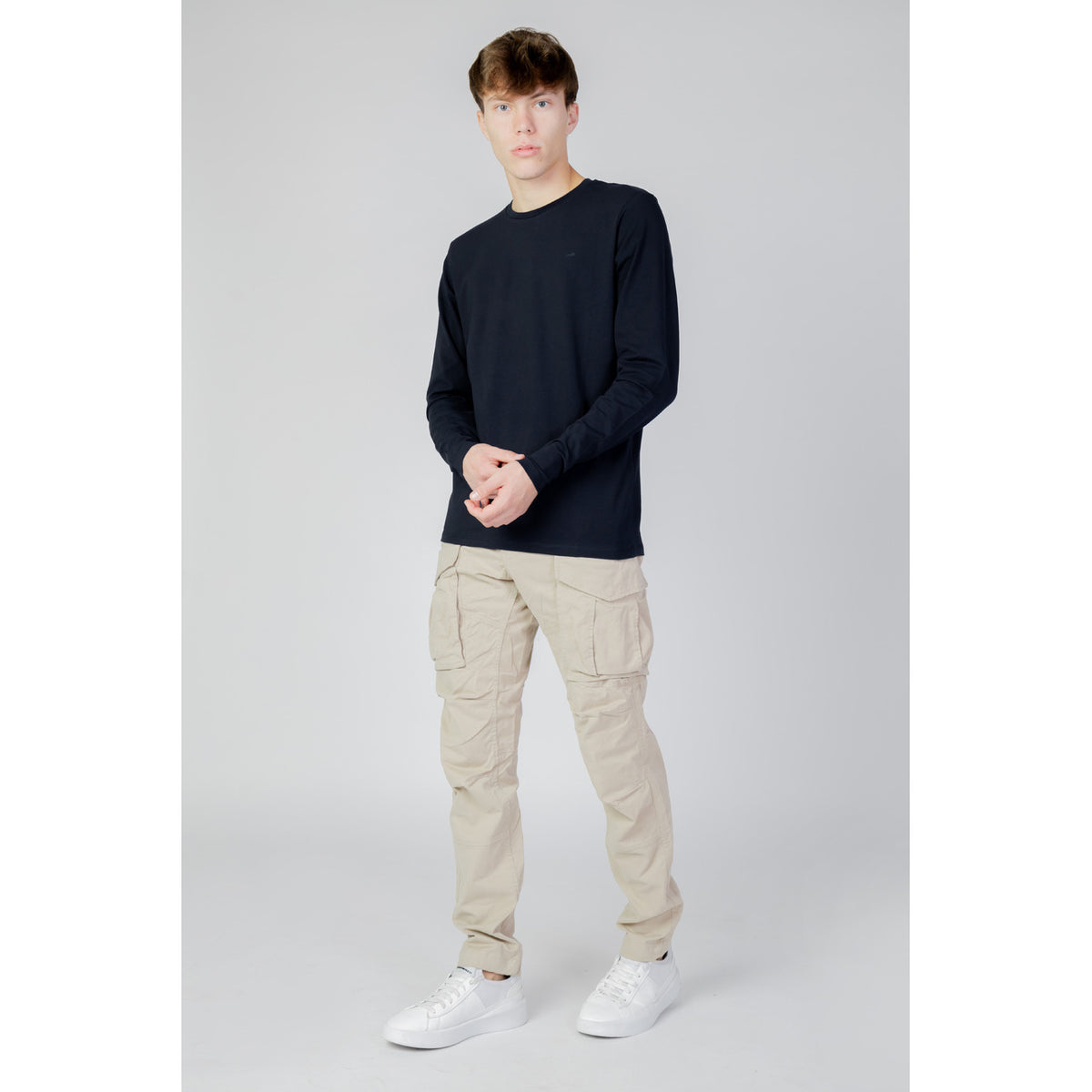 Image 3 : Vue arrière du jeans Replay homme beige avec poches classiques — Delvale
