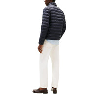 Image 2 : Détail veste Tommy Hilfiger Jeans homme bleue en nylon avec poches frontales — Delvale