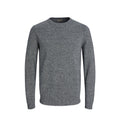 Jack & Jones Pull Homme Bleu Col Rond Manches Longues Coton